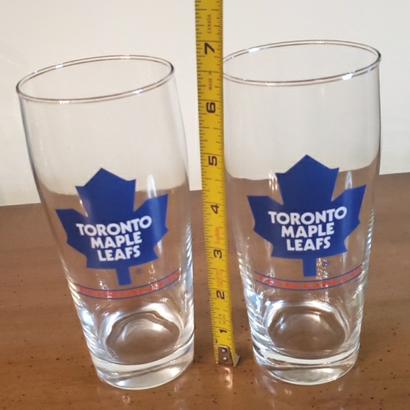 Toronto Maple Leafs Pilsner Beer Glasses - Picture 2 of 3